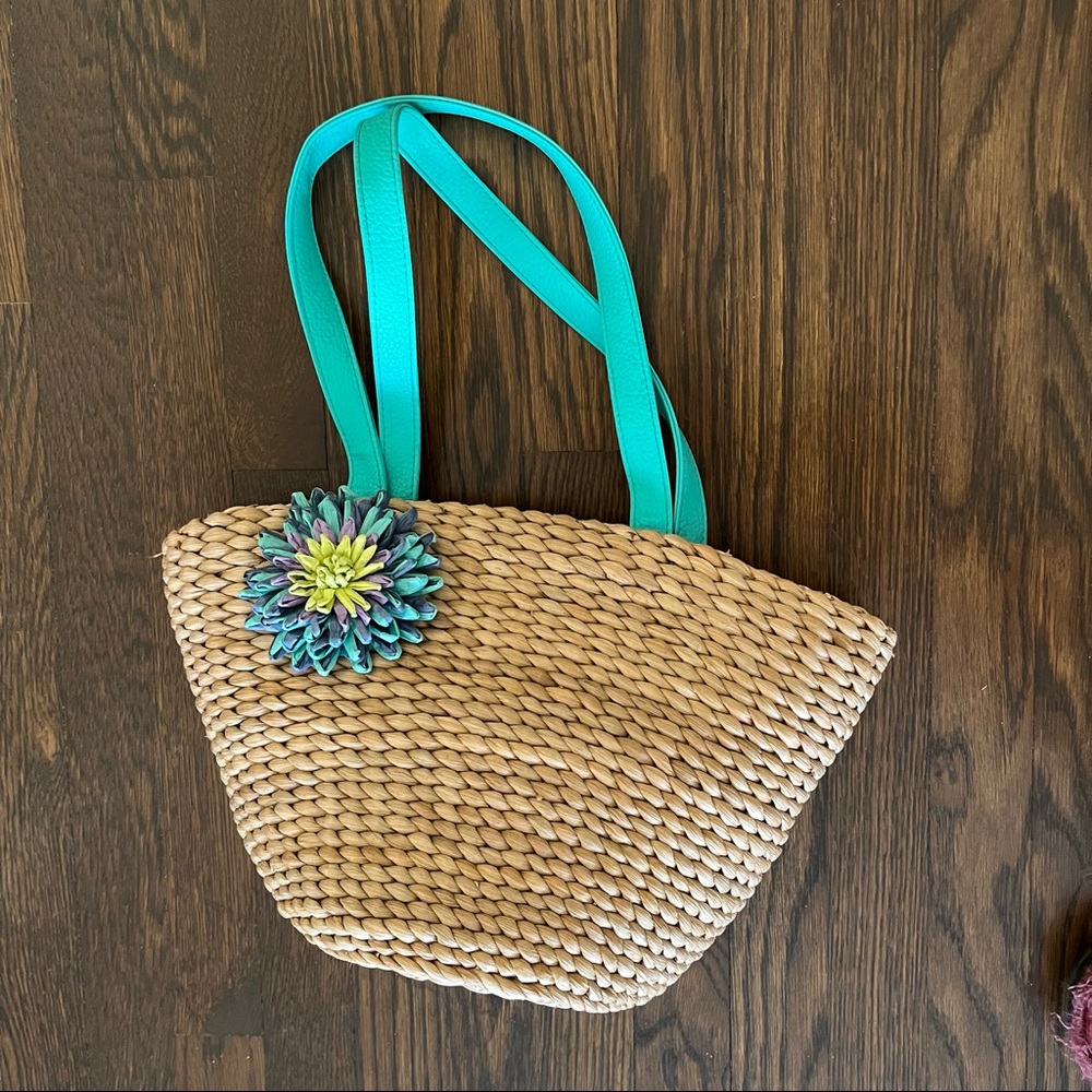 NWOT Natural Fiber Handbag